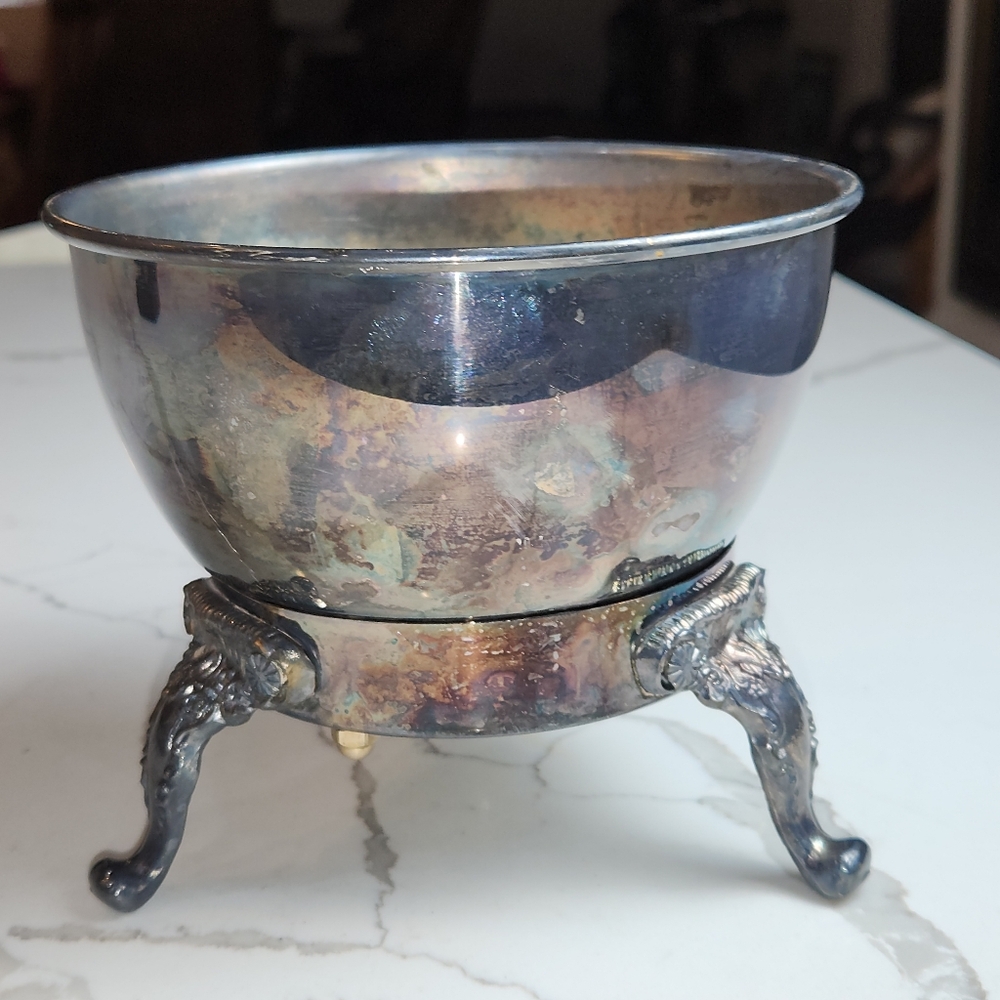 Vintage Sheridan Silver Co. Electric Fondue Pot